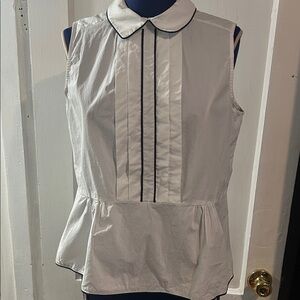 HD in Paris White Chemise with Black Trim